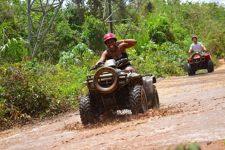 Super Combo Adventure in Puerto Morelos: ATVs, Zipline, Snorkel & Cenote Guide photo 4