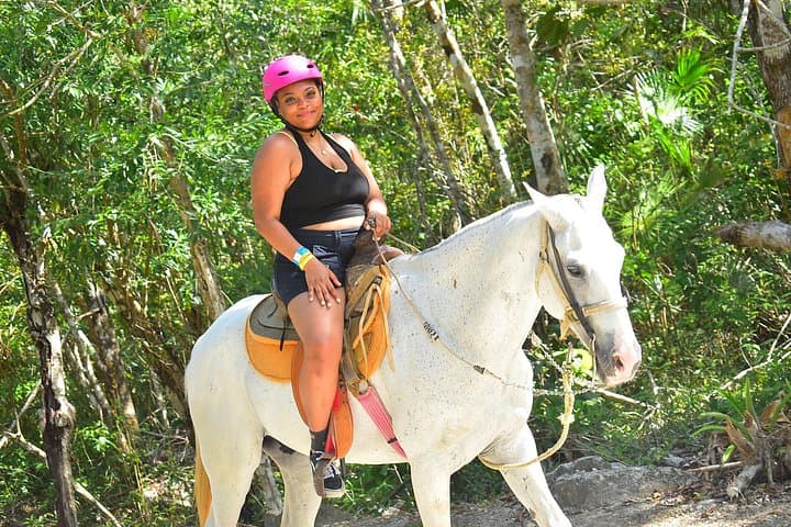 Puerto Morelos Jungle Adventure: ATVs, Horseback, Ziplines & Cenote Swim photo 1