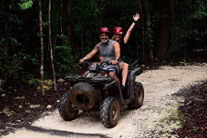Jungle Rush: ATV, Zipline, Horseback & Cenote Day Trip from Puerto Morelos photo 1