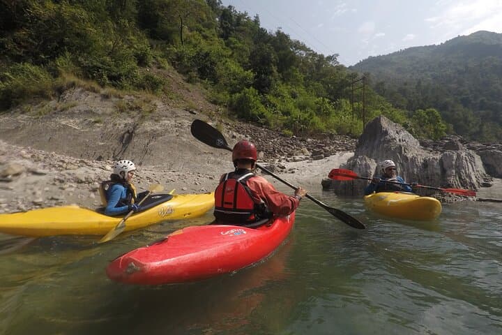Rishikesh Kayak Lessons and Whitewater Ducky Trips on the Ganges photo 3