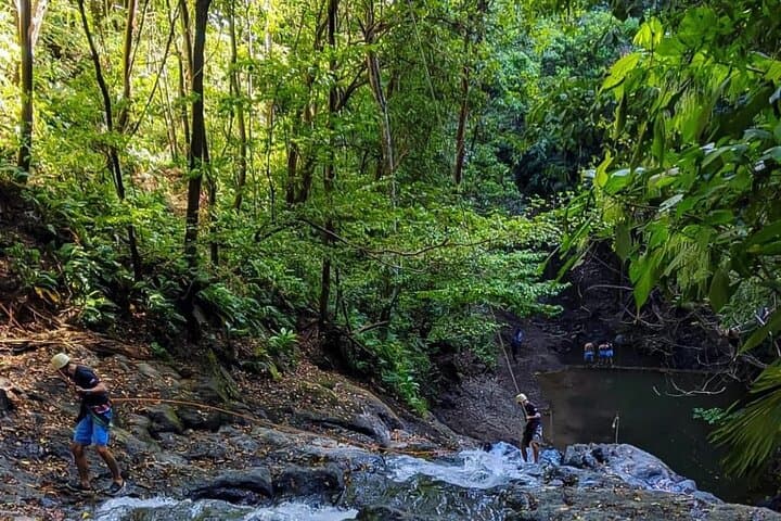 Jaco Rainforest Combo: Horseback Ride, 180‑ft Waterfall Rappel & 2,000‑ft Zipline photo 4