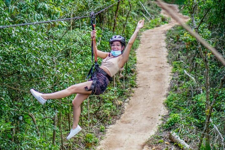 Cancún Jungle ATVs, Zip Lines & Real Cenote Swim — Shared Adventure photo 4