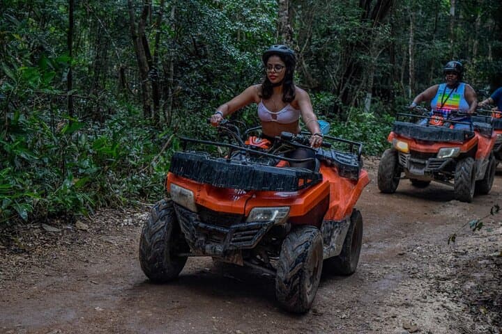 Cancún Jungle ATVs, Zip Lines & Real Cenote Swim — Shared Adventure photo 2