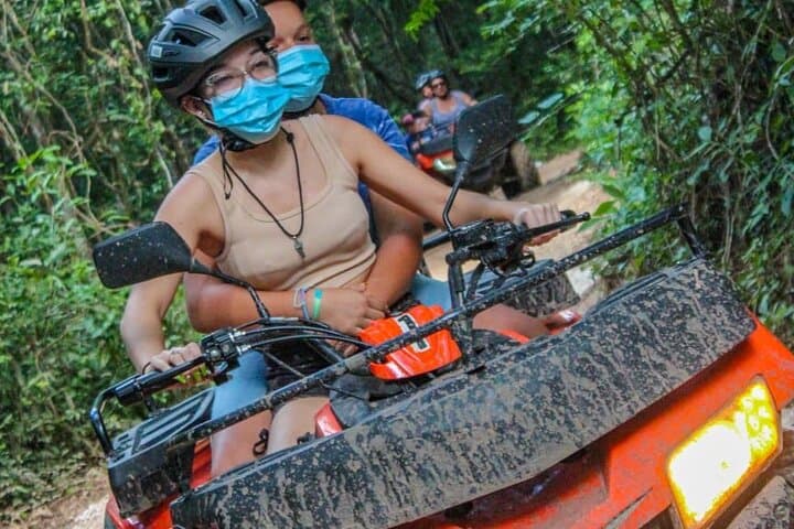 Cancún Jungle ATVs, Zip Lines & Real Cenote Swim — Shared Adventure photo 3