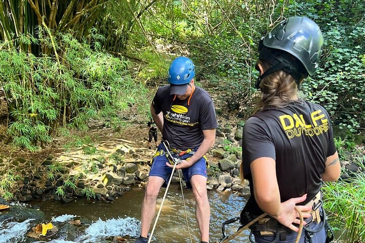 Waterfall Rappel on Kauai: Small-Group Hule‘ia Gorge Descent photo 4