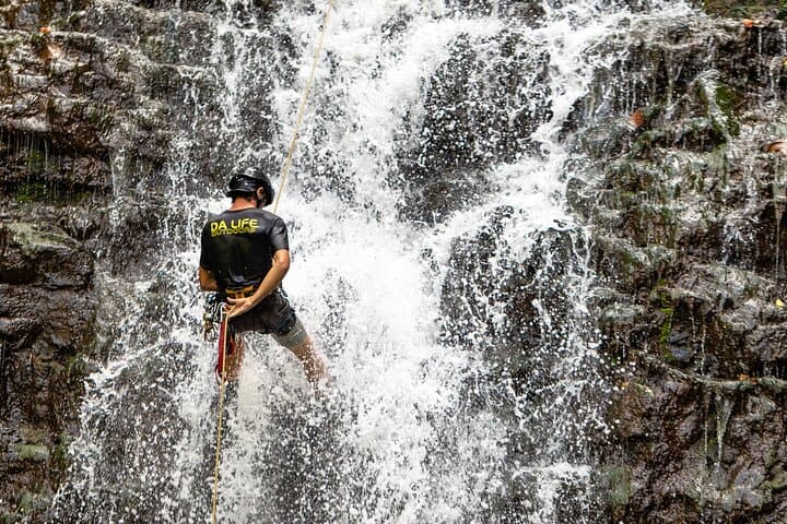 Waterfall Rappel on Kauai: Small-Group Hule‘ia Gorge Descent photo 6