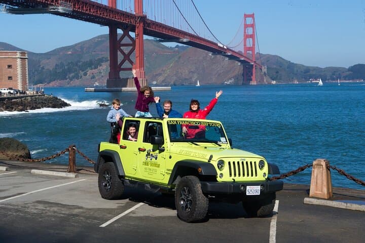Open-air Jeep Tour of San Francisco: Golden Gate, Lombard & Hidden Views