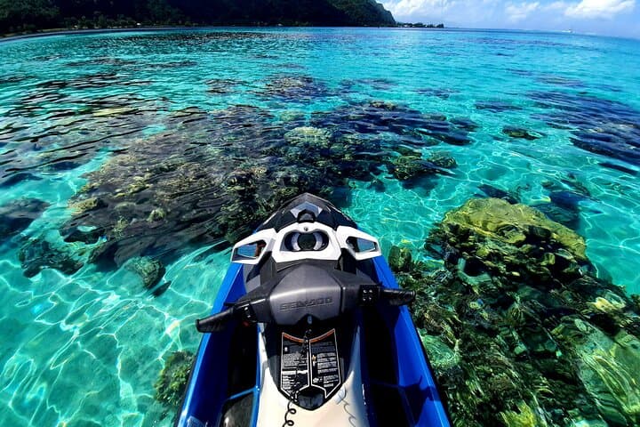 Tahiti Lagoon Jet Ski Tour — 1-Hour Guided Ride from the InterContinental photo 2