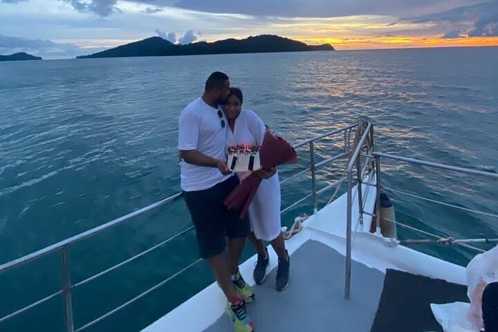 Langkawi Sunset Cruise: Saltwater Jacuzzi, BBQ & Island Views