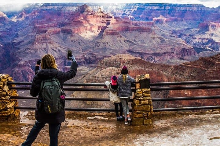 Grand Canyon South Rim Day Tour from Las Vegas — Mather Point & Bright Angel Rim Walk photo 5