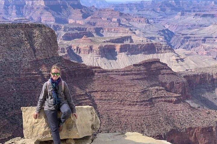 Grand Canyon South Rim Day Tour from Las Vegas — Mather Point & Bright Angel Rim Walk photo 3