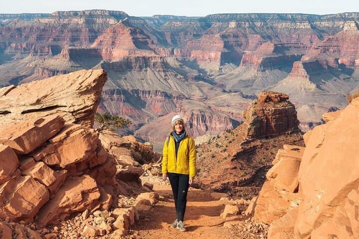 Grand Canyon South Rim Day Tour from Las Vegas — Mather Point & Bright Angel Rim Walk photo 2