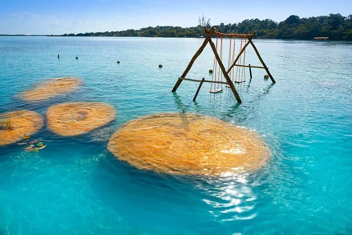 Full-Day Bacalar Lagoon & Cenote Boat Tour from Cancun