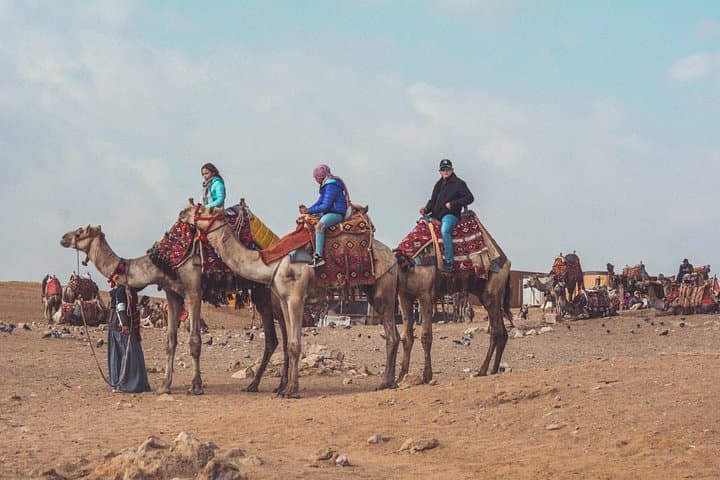 Horse and Camel Ride Around the Giza Pyramids: Sunset Photo Tour & Riding Experience photo 2