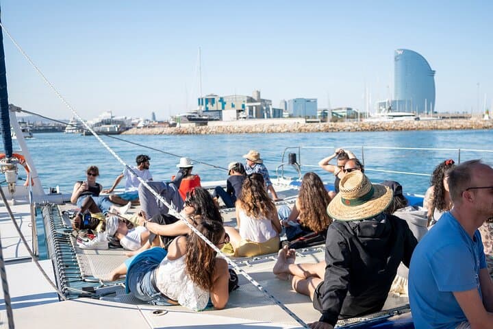 Barcelona Skyline Sailing: 90-Minute Catamaran Cruise from Las Ramblas photo 3