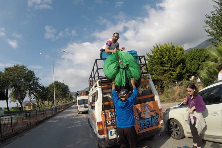 Tandem Paragliding Over Alanya: Fly from Castle Cliffs to Kleopatra Beach photo 3