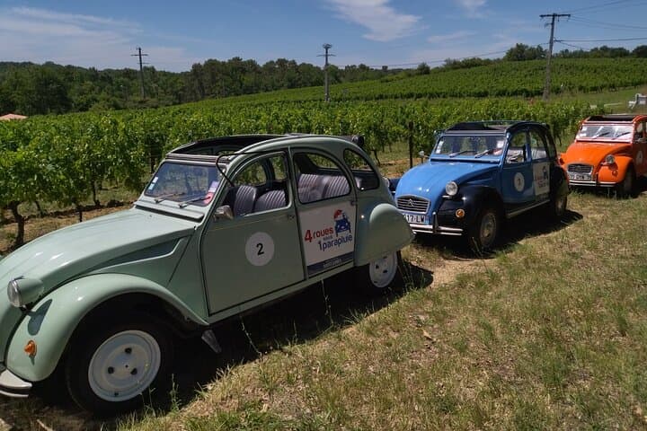Saint-Emilion 2CV Wine Tour and Lunch from Bordeaux — Classic Car Vineyard Escape photo 2