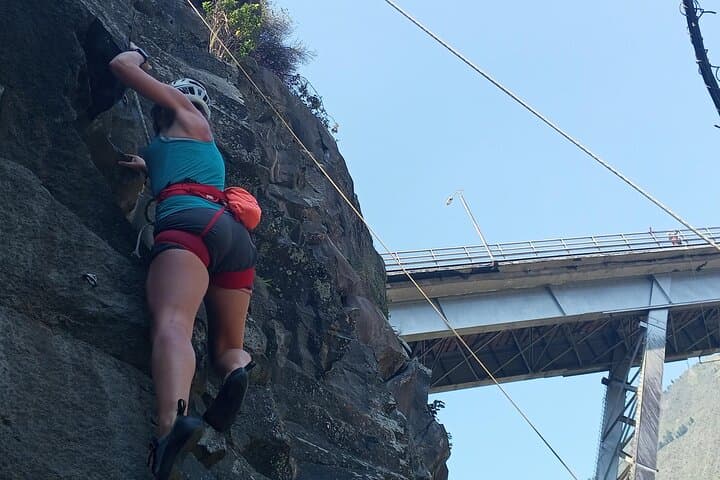 Half-Day Rock Climbing on Basalt Walls in Baños, Ecuador photo 2