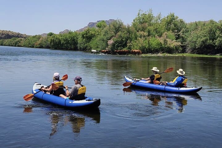 Inflatable Tandem Kayak Rental in Tempe — Full-Day Lake & River Paddle