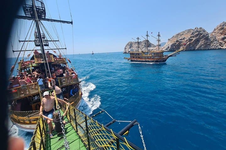 All-Inclusive Pirate Boat Trip in Alanya — Cleopatra Beach & Caves photo 4