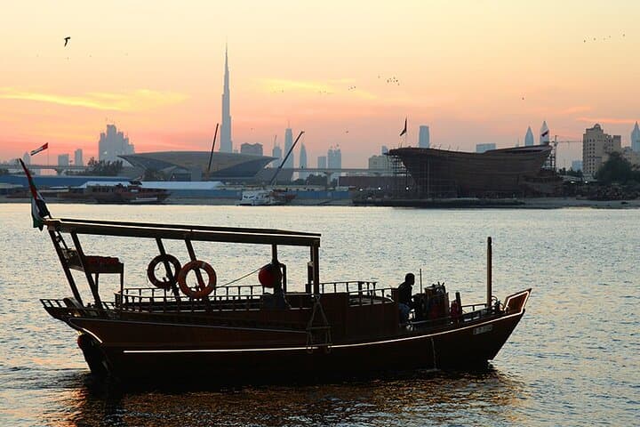 Dubai Canal Abra Sunset Cruise with Burj Khalifa Views photo 4