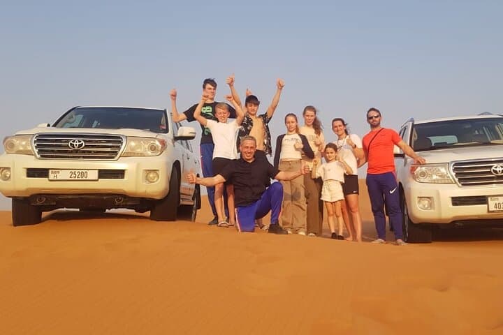 Evening Desert Safari in Dubai — Dune Bashing, Camel Rides & Bedouin Camp Experience