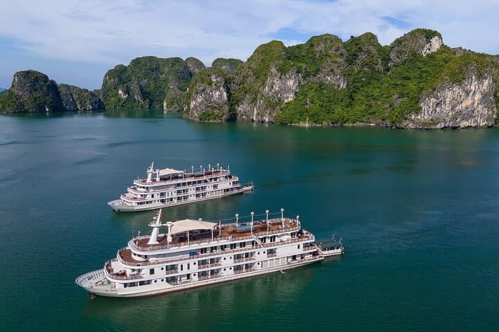 Overnight Paradise Elegance Cruise: 2-Day, 1-Night Halong Bay Adventure photo 2