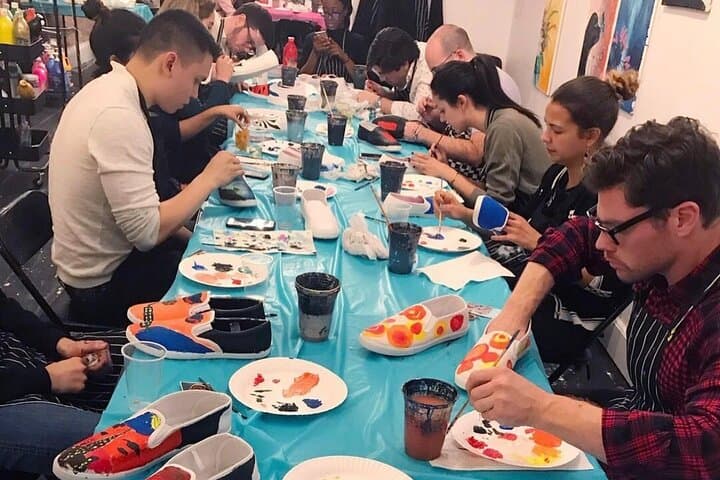 Sneakers Painting Class in Celebration Town — Custom Kicks Workshop Near Orlando photo 2