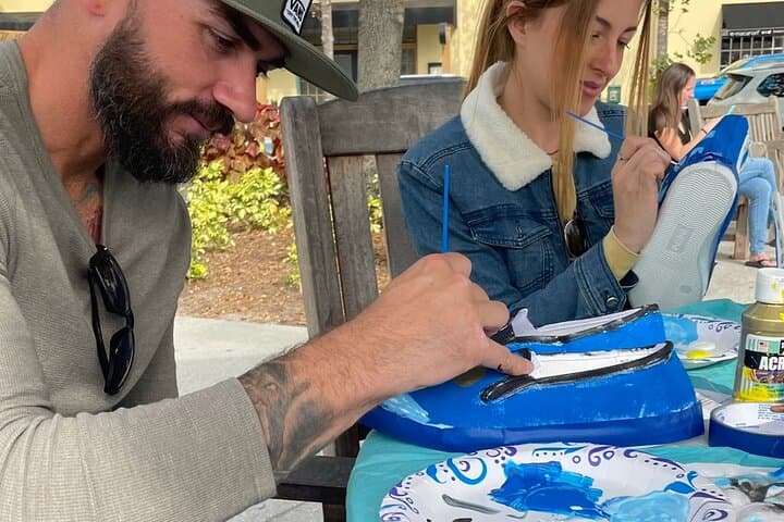 Sneakers Painting Class in Celebration Town — Custom Kicks Workshop Near Orlando photo 4