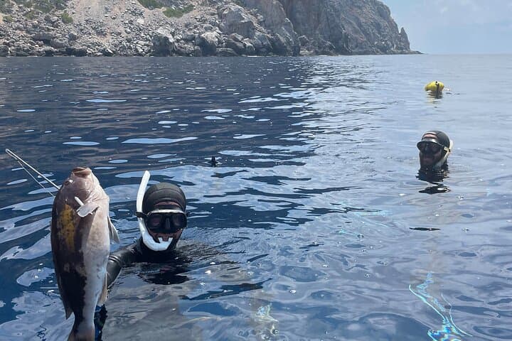Spear-to-Table: Gramvousa & Balos Boat Fishing and Shore Feast from Chania photo 3