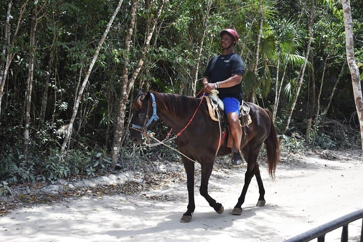 Mayan Jungle Adventure: ATV, Ziplines, Horseback & Cenote Swim near Puerto Morelos photo 4