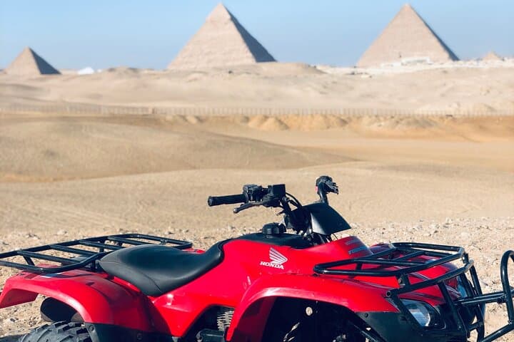 Quad Bike ATV Tour at the Giza Pyramids with Egyptian Tea