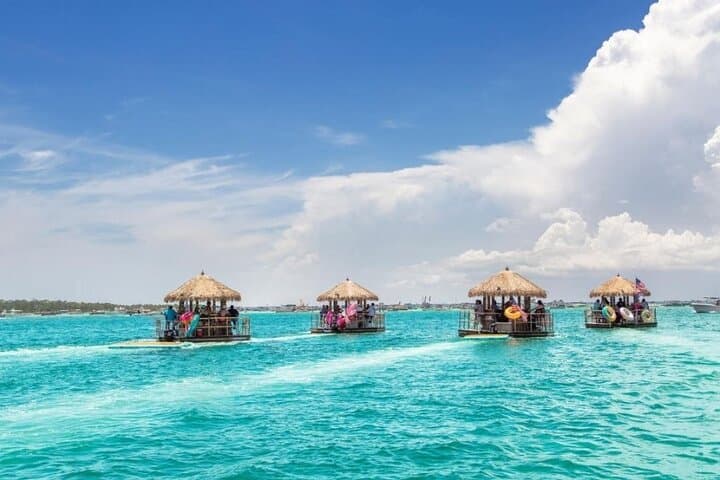 Cruise Destin's Floating Tiki Bar for 360° Harbor Views & Harbor Lights photo 2