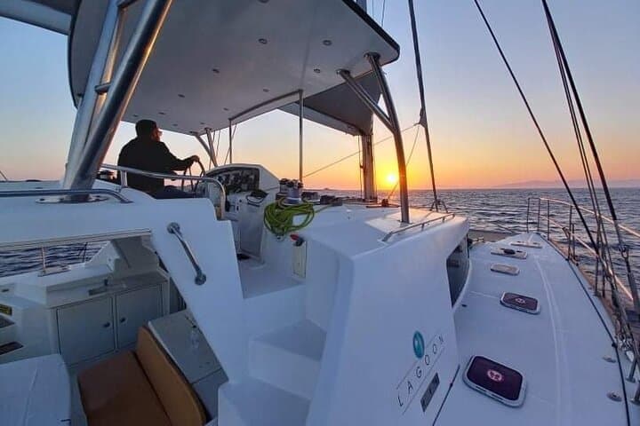 Sunset Catamaran Cruise with Dinner from Mandraki to Kalithea, Rhodes photo 5