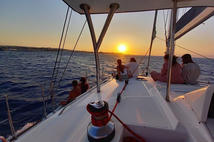 Sunset Catamaran Cruise with Dinner from Mandraki to Kalithea, Rhodes photo 4