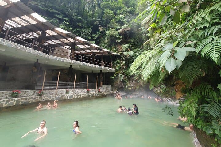 Fuentes Georginas Hot Springs Day Trip from Lake Atitlán — Thermal Pools & Volcanic Views