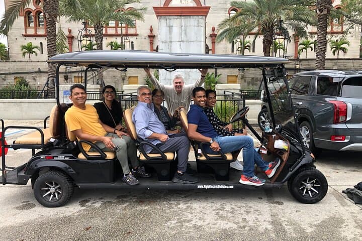 Private Guided Electric Cart Tour of Historic St. Augustine