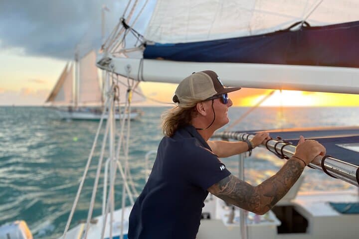 Key West Dolphin Watch & Sunset Sail Aboard a 42-Foot Catamaran