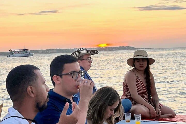 Cartagena Sunset Boat Cruise with Open Bar and DJ