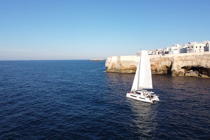 Polignano a Mare Catamaran Aperitif Cruise: Swim, Caves & Paddleboard photo 3