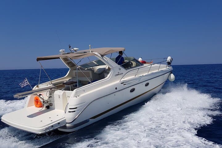 Santorini Private Cruise: 5-Hour Luxury BBQ, Swim & Hot Springs from Vlychada photo 2