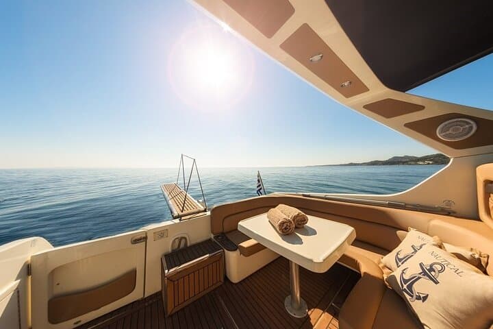 Santorini Private Cruise: 5-Hour Luxury BBQ, Swim & Hot Springs from Vlychada photo 4