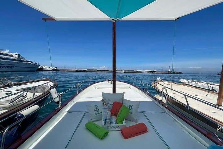 Capri 2-Hour Private Coastal Boat Tour — Faraglioni, Grotta Verde & Lighthouse photo 4
