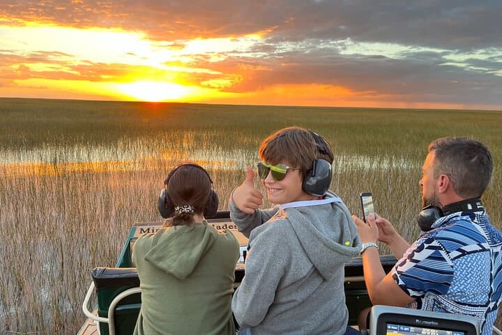 Sunset Everglades Airboat Tour — 1.5-Hour Private Miami Experience