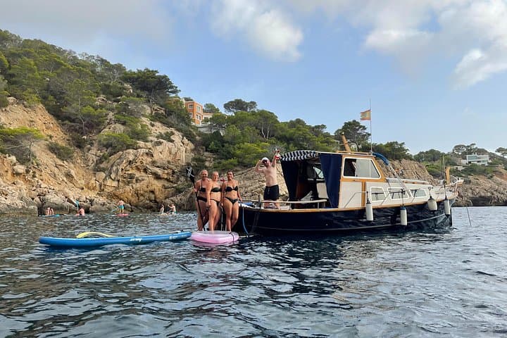 Private Ibiza Classic Boat Rental with Paddleboards and Snorkeling photo 4