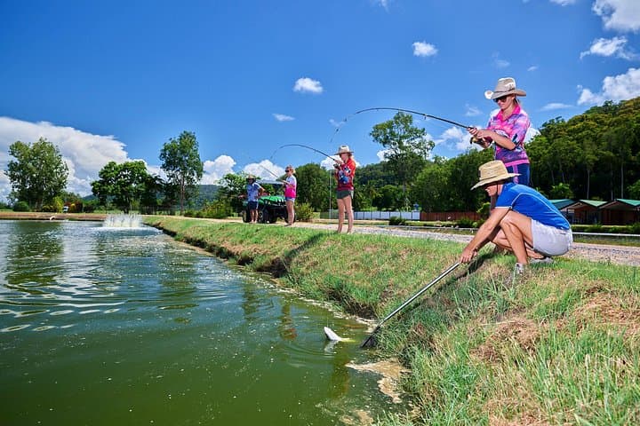 Hook-A-Barra Port Douglas: Land-Based Barramundi Fishing & Paddock-to-Plate Lunch photo 4