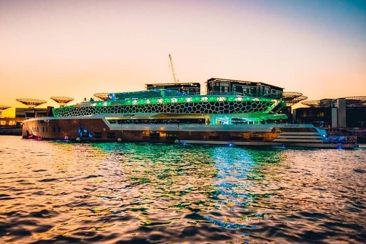 Lotus Dinner Cruise in Dubai Marina: 2.5-Hour Luxury Yacht Buffet & Tanura Show photo 3