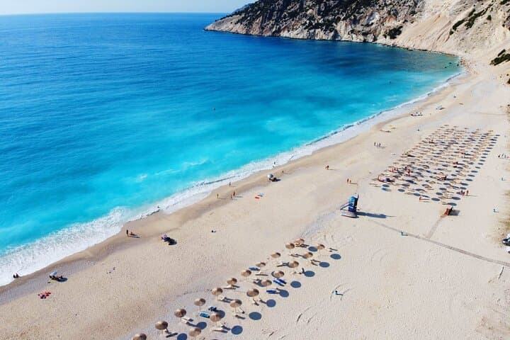 Half-Day Kefalonia Tour: Myrtos Beach, Melissani Lake & Drogarati Cave