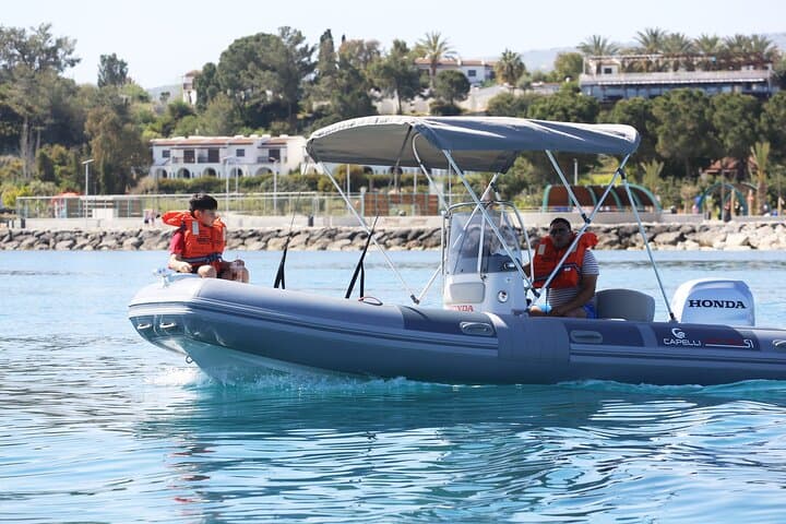 Self-Drive Speedboat to Blue Lagoon — No License Required in Latchi photo 2