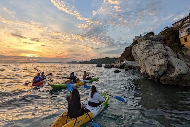 Split Sunset Kayak Tour — Stobreč Evening Paddle & Sea Caves